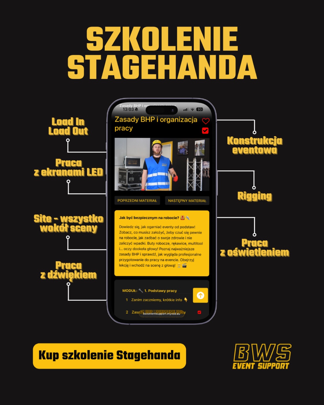 BWS training platform ad