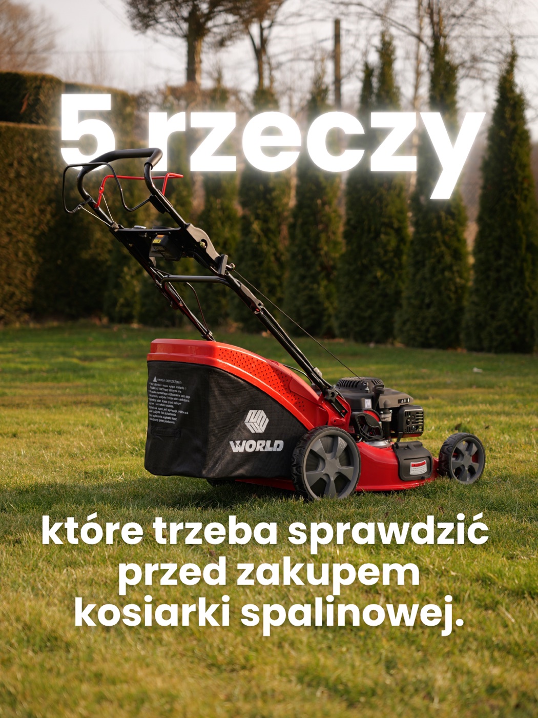 Grass carousel: 5 things in a mower