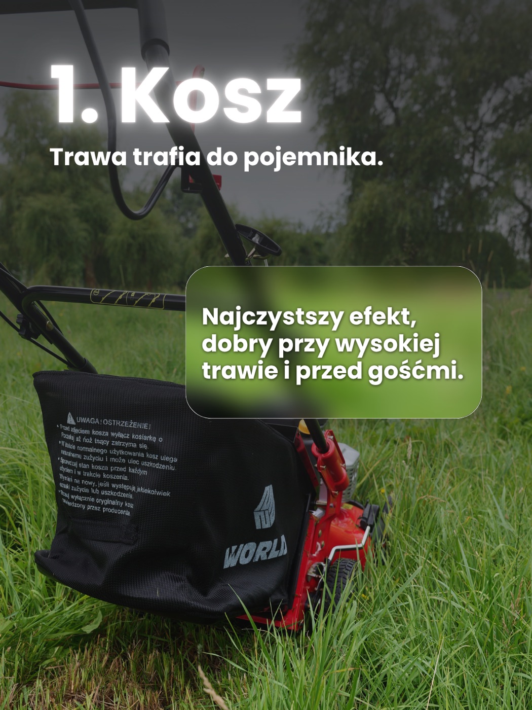 4-in-1 mower, second carousel slide