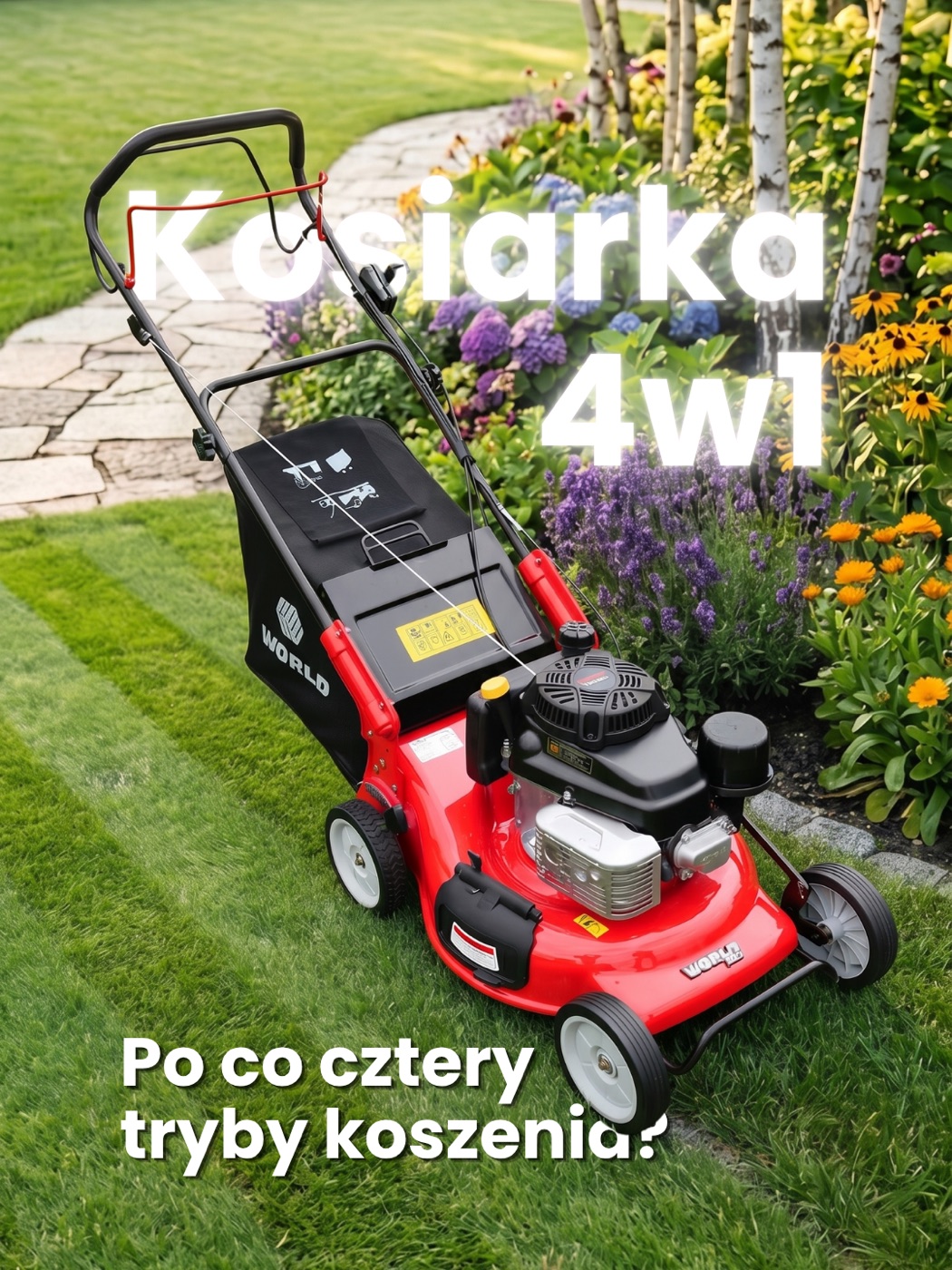 Grass 4-in-1 mower carousel